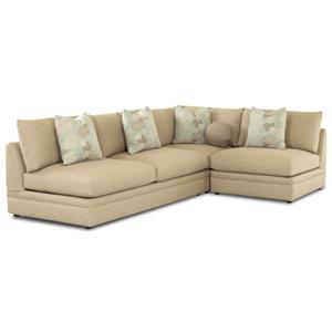 Klaussner Melrose Place Three Piece Sectional